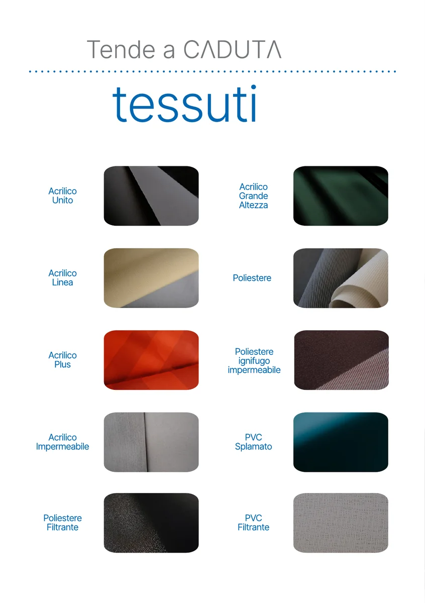I tipi di tessuto disponibili